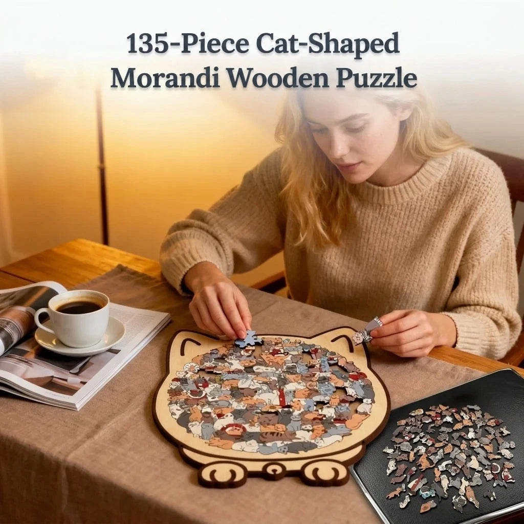 Puzzle en Bois Premium pour Chat de 135 Pièces — photo 3