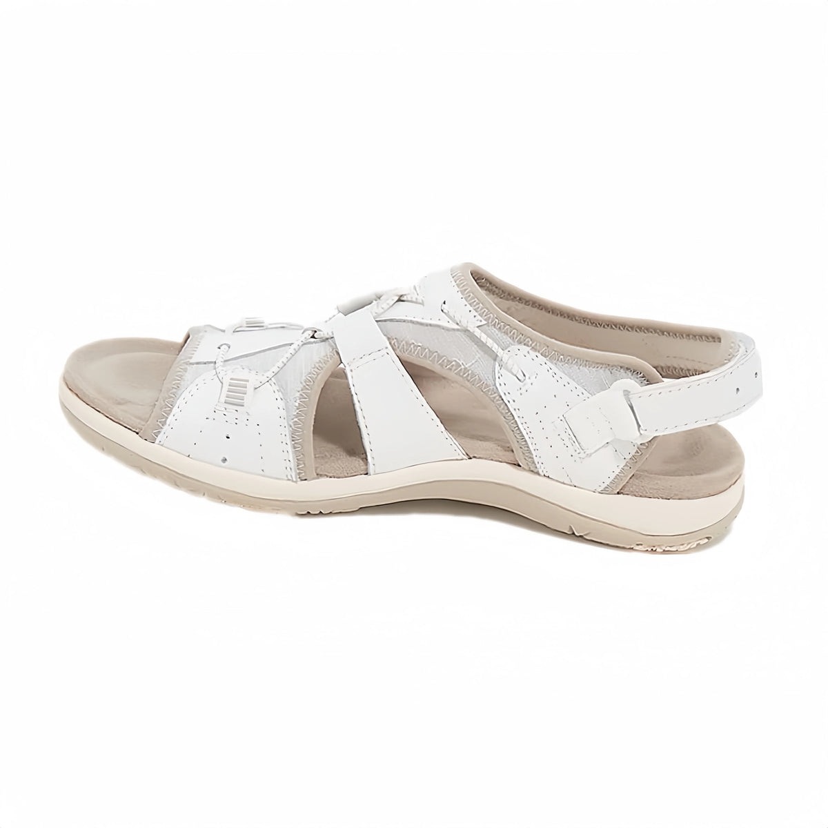 Orthopedische sandalen om pijnvrij te lopen — Wit, foto 9