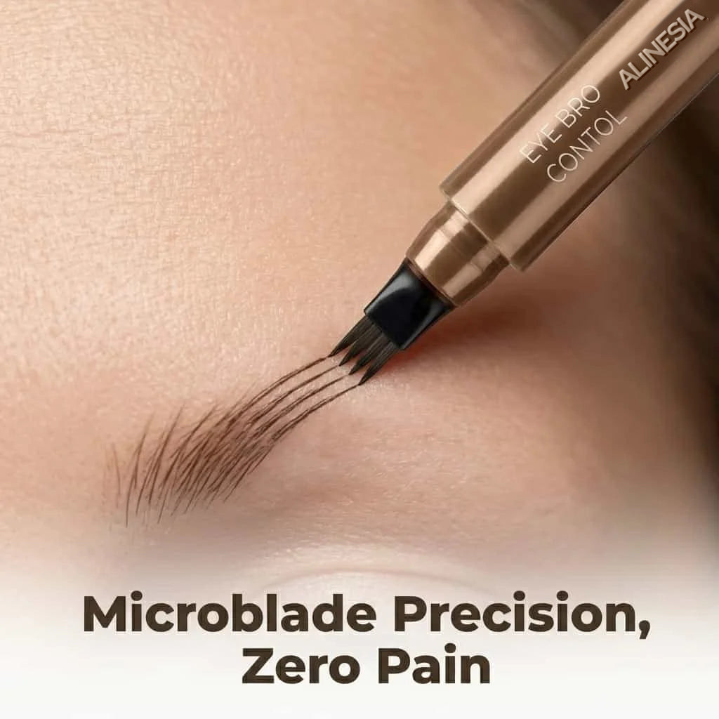 Αδιάβροχο Στυλό Φρυδιών Microblading - Φυσικές Αποχρώσεις — φωτογραφία 4