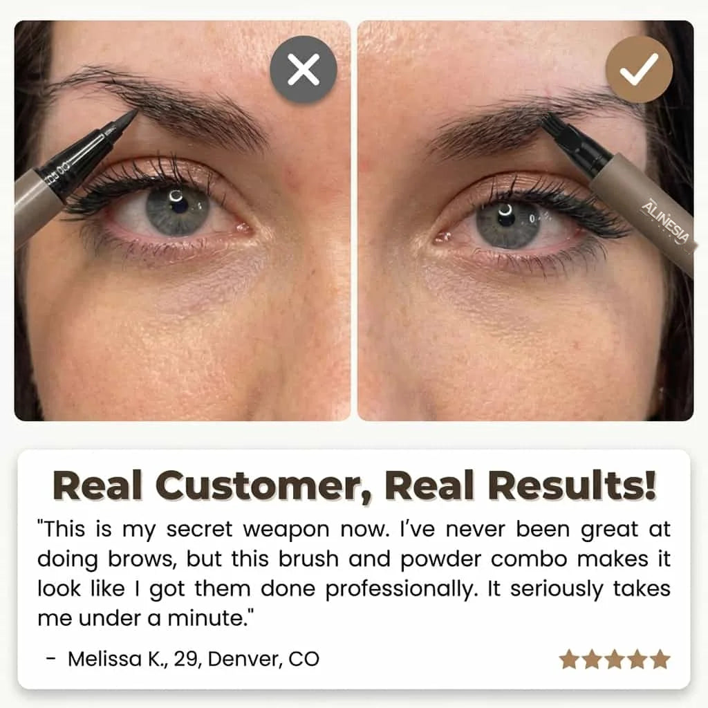 Αδιάβροχο Στυλό Φρυδιών Microblading - Φυσικές Αποχρώσεις — φωτογραφία 6