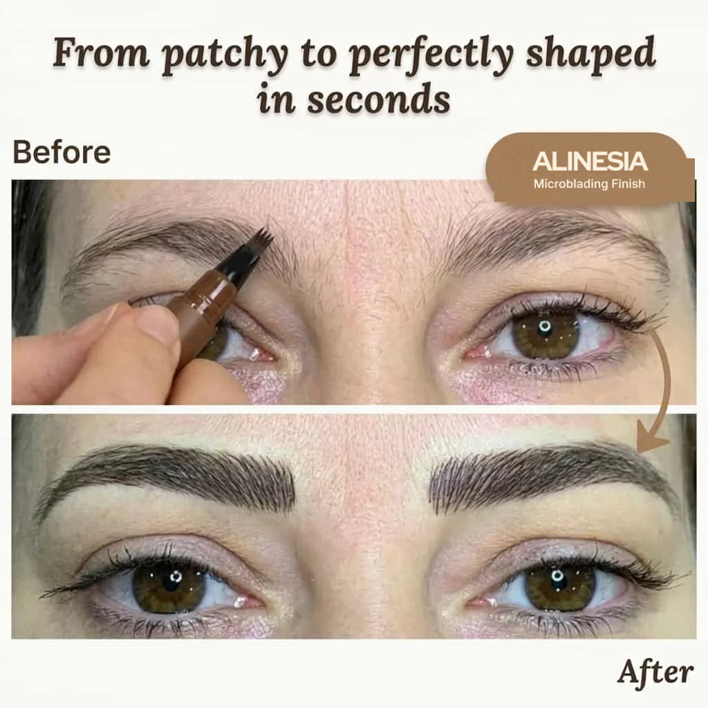 Αδιάβροχο Στυλό Φρυδιών Microblading - Φυσικές Αποχρώσεις — φωτογραφία 8